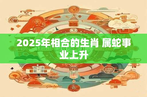 2025年相合的生肖 属蛇事业上升