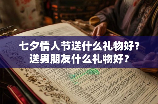 七夕情人节送什么礼物好？送男朋友什么礼物好？