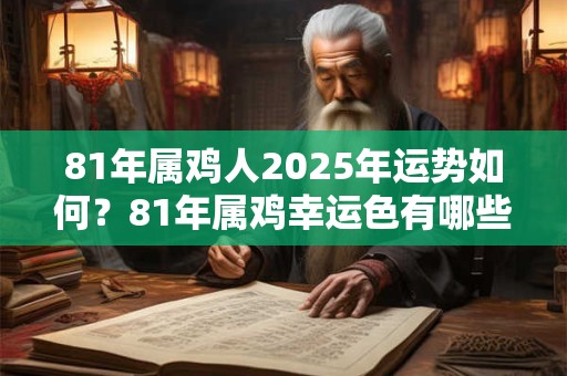 81年属鸡人2025年运势如何？81年属鸡幸运色有哪些？