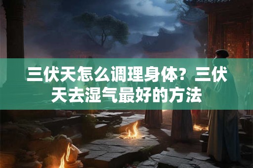 三伏天怎么调理身体？三伏天去湿气最好的方法