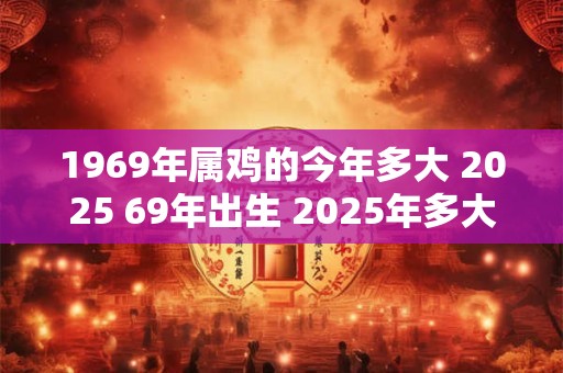 1969年属鸡的今年多大 2025 69年出生 2025年多大年龄