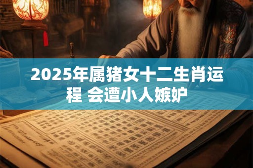 2025年属猪女十二生肖运程 会遭小人嫉妒