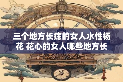 三个地方长痣的女人水性杨花 花心的女人哪些地方长痣