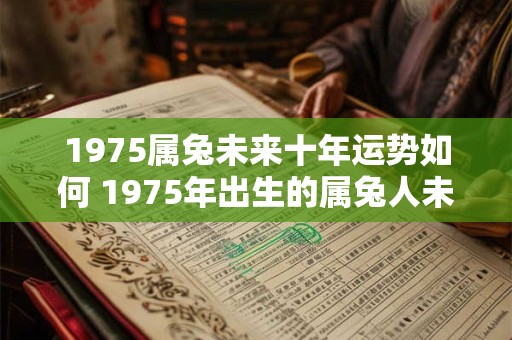 1975属兔未来十年运势如何 1975年出生的属兔人未来十年的运势会如何