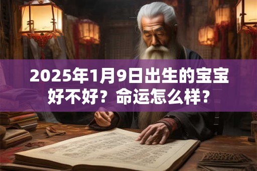 2025年1月9日出生的宝宝好不好？命运怎么样？