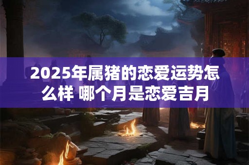 2025年属猪的恋爱运势怎么样 哪个月是恋爱吉月