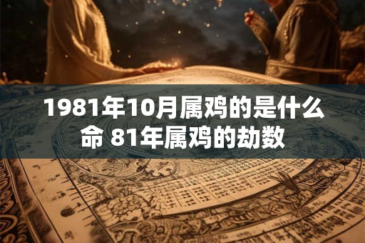 1981年10月属鸡的是什么命 81年属鸡的劫数