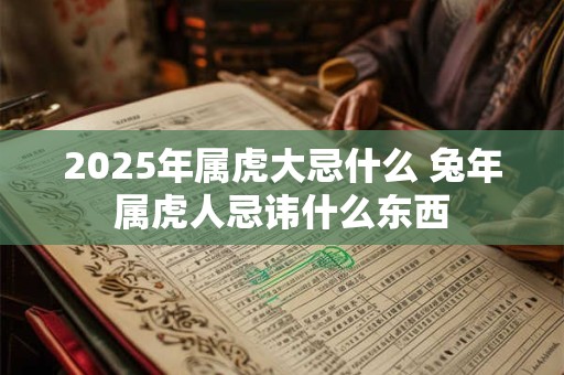 2025年属虎大忌什么 兔年属虎人忌讳什么东西