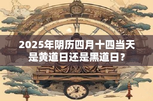 2025年阴历四月十四当天是黄道日还是黑道日? 2025年阴历四月十四当天是黄道日还是黑道日?