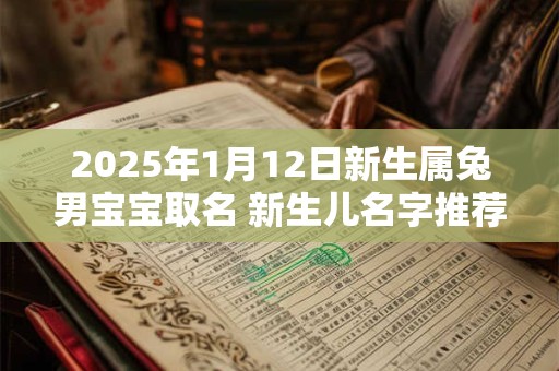 2025年1月12日新生属兔男宝宝取名 新生儿名字推荐