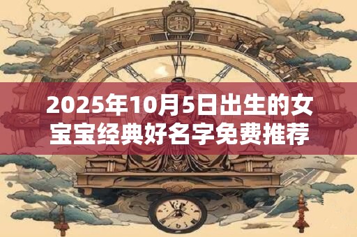 2025年10月5日出生的女宝宝经典好名字免费推荐 2025年10月5日出生的女宝宝经典好名字免费推荐