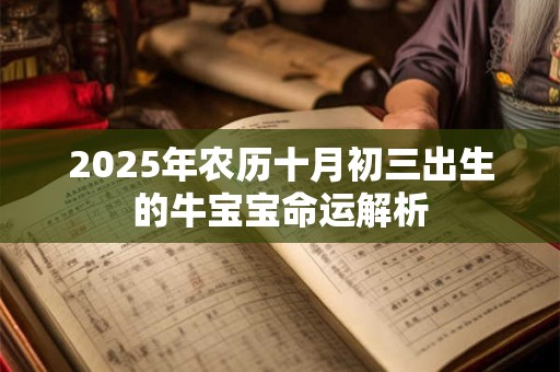 2026年农历十月初三出生的牛宝宝命运解析