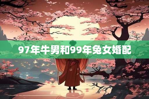 97年牛男和99年兔女婚配