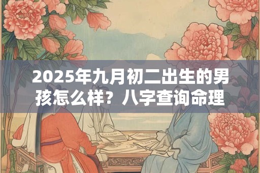 2025年九月初二出生的男孩怎么样？八字查询命理