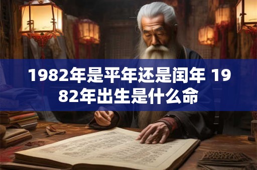 1982年是平年还是闰年 1982年出生是什么命