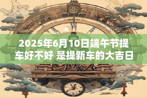 2025年6月10日端午节提车好不好 是提新车的大吉日子吗 2025年6月10日端午节提车好不好 是提新车的大吉日子吗