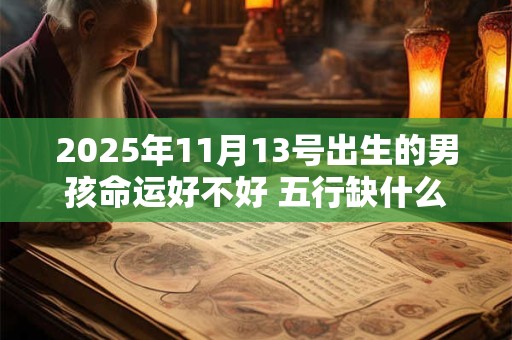 2025年11月13号出生的男孩命运好不好 五行缺什么 2025年11月13号出生的男孩命运好不好 五行缺什么