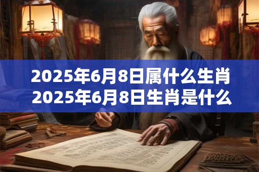2025年6月8日属什么生肖 2025年6月8日生肖是什么
