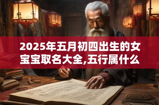 2025年五月初四出生的女宝宝取名大全,五行属什么
