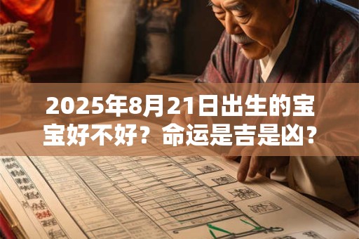 2025年8月21日出生的宝宝好不好？命运是吉是凶？
