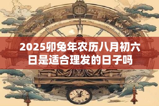 2025卯兔年农历八月初六日是适合理发的日子吗