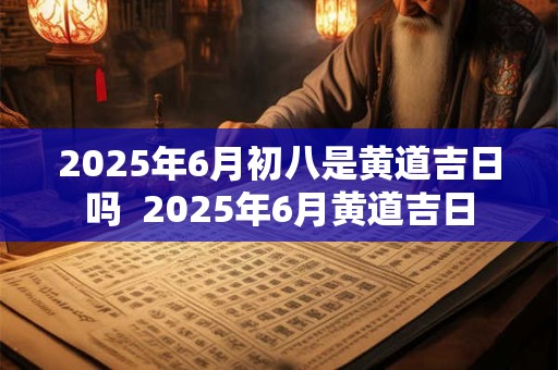 2025年6月初八是黄道吉日吗  2025年6月黄道吉日 2025年6月初八是黄道吉日吗  2025年6月黄道吉日