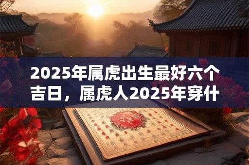 2025年属虎出生最好六个吉日，属虎人2025年穿什么颜色好？