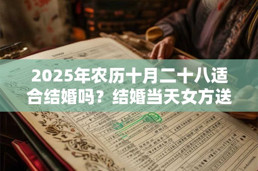 2025年农历十月二十八适合结婚吗？结婚当天女方送亲规矩