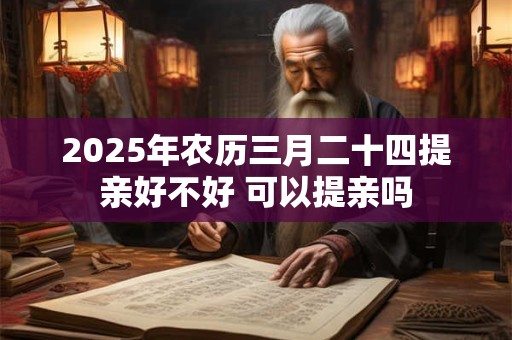 2025年农历三月二十四提亲好不好 可以提亲吗