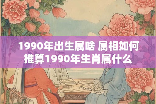 1990年出生属啥 属相如何推算1990年生肖属什么