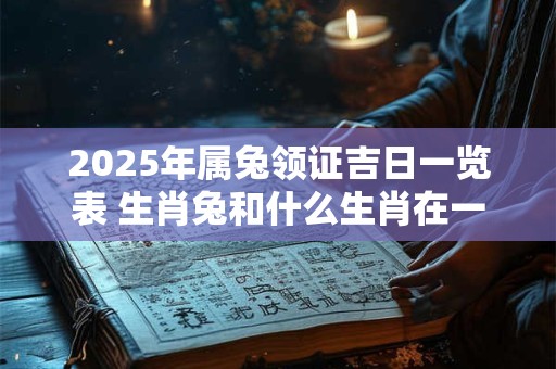 2025年属兔领证吉日一览表 生肖兔和什么生肖在一起合适