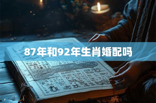 87年和92年生肖婚配吗