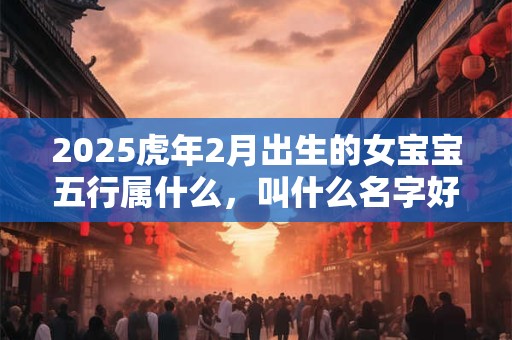 2025虎年2月出生的女宝宝五行属什么，叫什么名字好运？