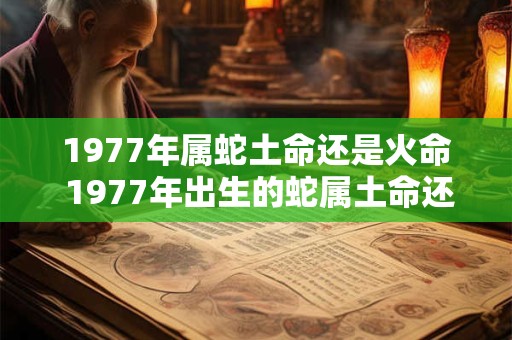 1977年属蛇土命还是火命 1977年出生的蛇属土命还是火命