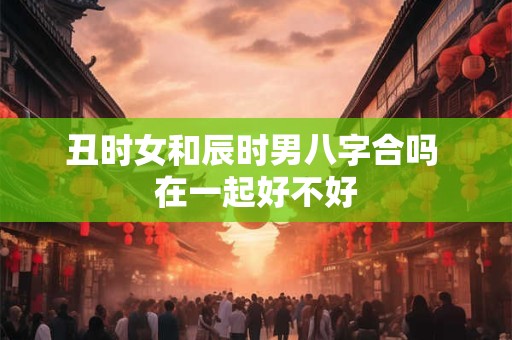丑时女和辰时男八字合吗 在一起好不好