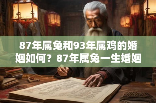 87年属兔和93年属鸡的婚姻如何?87年属兔一生婚姻缘分 87年属兔和93年属鸡的婚姻如何?87年属兔一生婚姻缘分