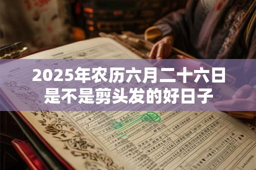 2025年农历六月二十六日是不是剪头发的好日子 2025年农历六月二十六日是不是剪头发的好日子