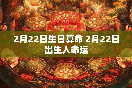 2月22日生日算命 2月22日出生人命运 2月22日生日算命 2月22日出生人命运