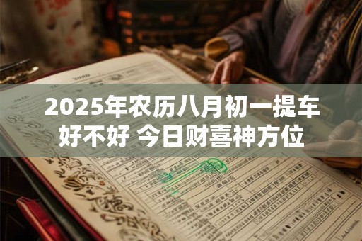 2025年农历八月初一提车好不好 今日财喜神方位