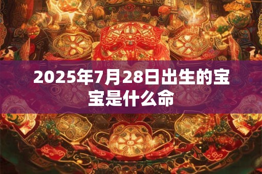 2026年7月28日出生的宝宝是什么命 2026年7月28日出生的宝宝是什么命