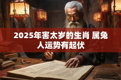 2025年害太岁的生肖 属兔人运势有起伏