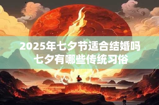 2025年七夕节适合结婚吗 七夕有哪些传统习俗