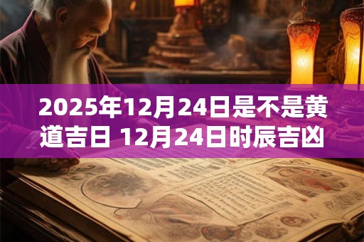 2025年12月24日是不是黄道吉日 12月24日时辰吉凶 2025年12月24日是不是黄道吉日 12月24日时辰吉凶