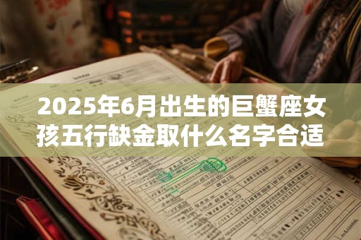 2025年6月出生的巨蟹座女孩五行缺金取什么名字合适 2025年6月出生的巨蟹座女孩五行缺金取什么名字合适