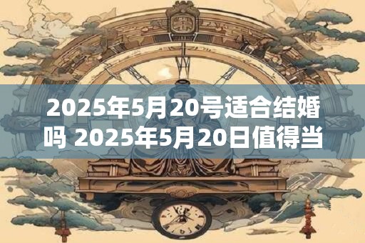 2025年5月20号适合结婚吗 2025年5月20日值得当作婚礼日吗