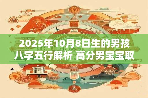 2025年10月8日生的男孩八字五行解析 高分男宝宝取名字