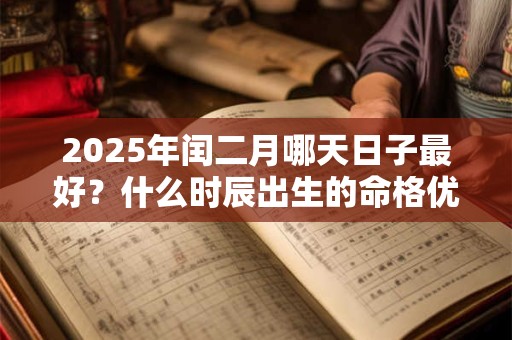 2025年闰二月哪天日子最好？什么时辰出生的命格优秀