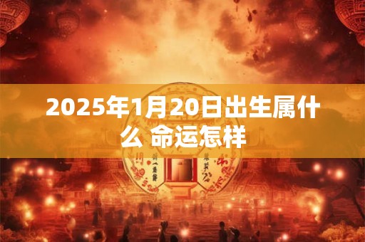 2025年1月20日出生属什么 命运怎样