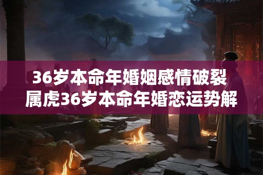 36岁本命年婚姻感情破裂 属虎36岁本命年婚恋运势解析