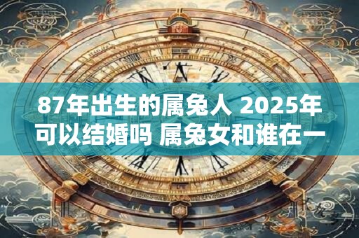 87年出生的属兔人 2025年可以结婚吗 属兔女和谁在一起好